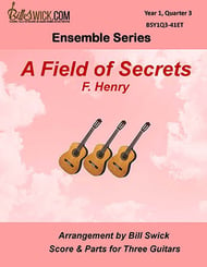 Bill Swick's Year 1, Quarter 3 - Ensembles for Three Guitars Guitar and Fretted sheet music cover Thumbnail